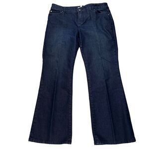 Chico’s Women’s Sz 2(L Short)  Denim Jeans Straight Leg